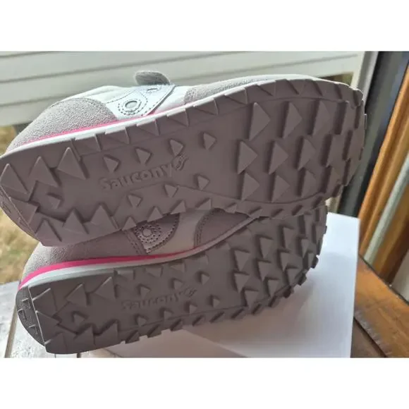 NIB Saucony Kids Jazz Double Hook Loop Sneaker Shoes Big Kid US size 6 M leather - Picture 5 of 6